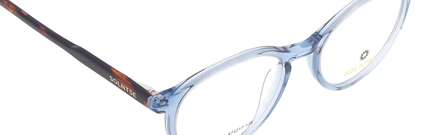 ST176 - C1 - Handmade Bio Acetate - Glacier Blue - glassesbyahana.com