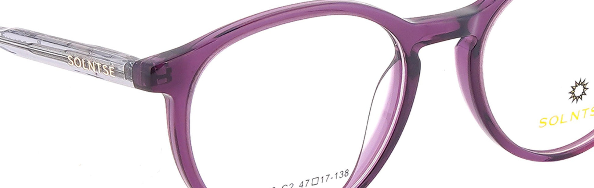 ST176 - C2 - Handmade Bio Acetate - Royal Purple - glassesbyahana.com