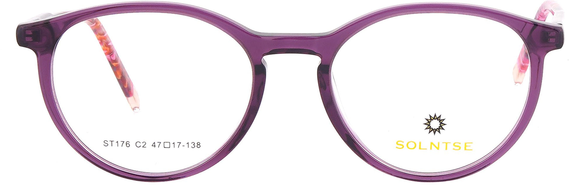 ST176 - C2 - Handmade Bio Acetate - Royal Purple - glassesbyahana.com