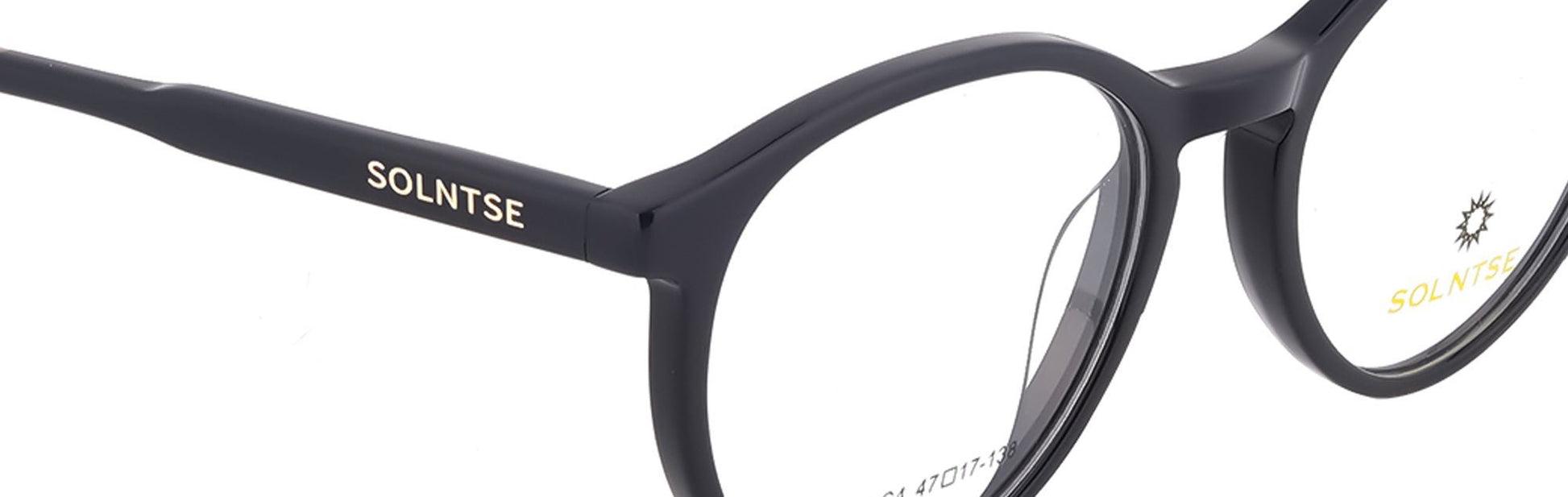 ST176 - C4 - Handmade Bio Acetate - Midnight Black - glassesbyahana.com