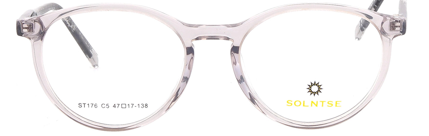 ST176 - C5 - Handmade Bio Acetate - Slate Grey - glassesbyahana.com