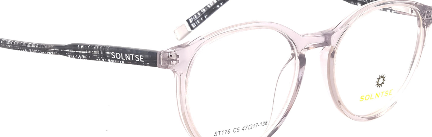 ST176 - C5 - Handmade Bio Acetate - Slate Grey - glassesbyahana.com