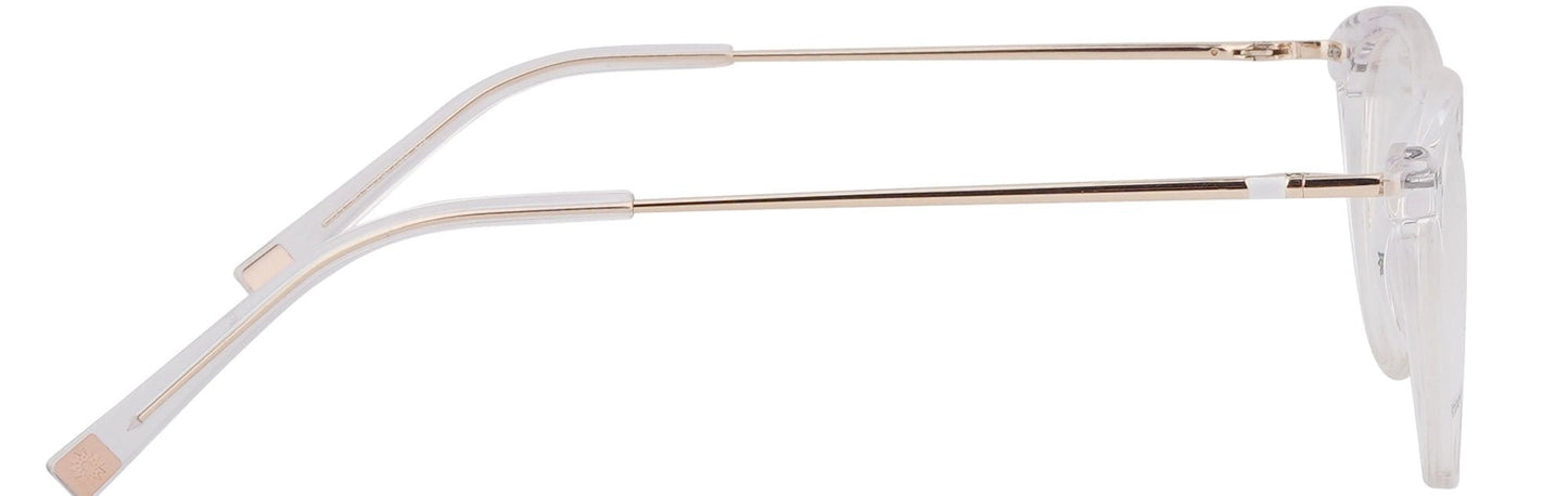 ST177 - C2 - Handmade Bio Acetate - Crystal Clear - glassesbyahana.com