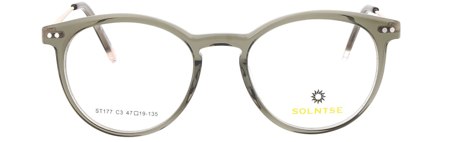 ST177 - C3 - Handmade Bio Acetate - Forest Green - glassesbyahana.com