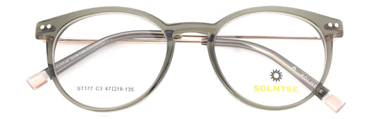 ST177 - C3 - Handmade Bio Acetate - Forest Green - glassesbyahana.com