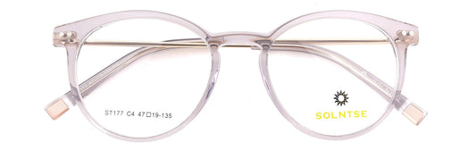 ST177 - C4 - Handmade Bio Acetate - Slate Grey - glassesbyahana.com
