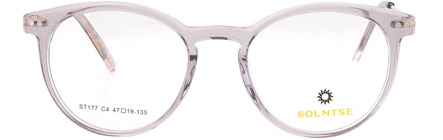 ST177 - C4 - Handmade Bio Acetate - Slate Grey - glassesbyahana.com
