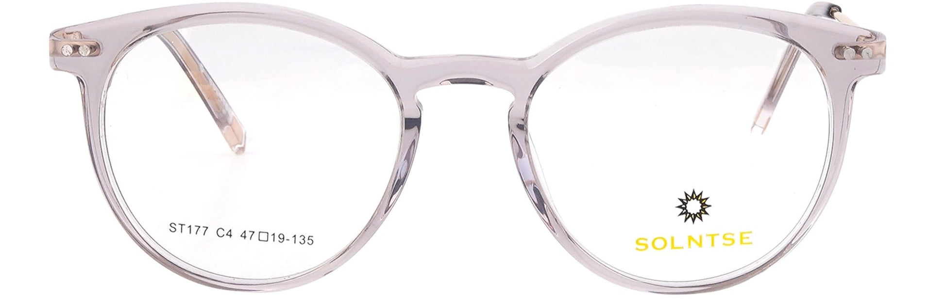 ST177 - C4 - Handmade Bio Acetate - Slate Grey - glassesbyahana.com