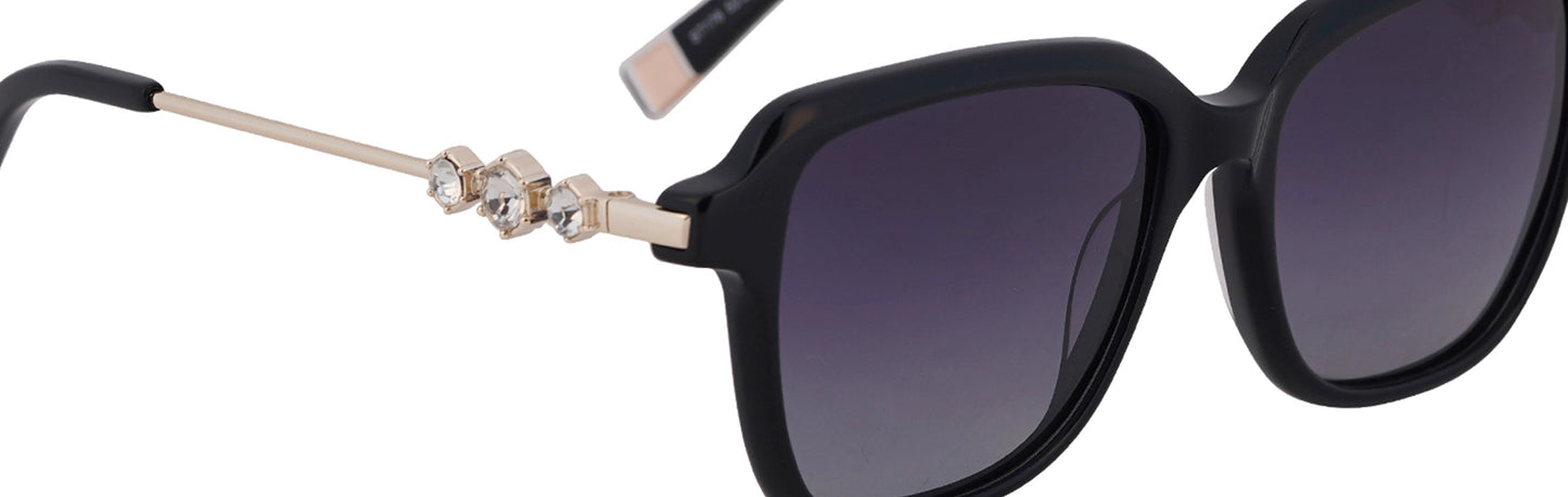 ST178 - C1 - Handmade Bio Acetate - Obsidian Black - glassesbyahana.com