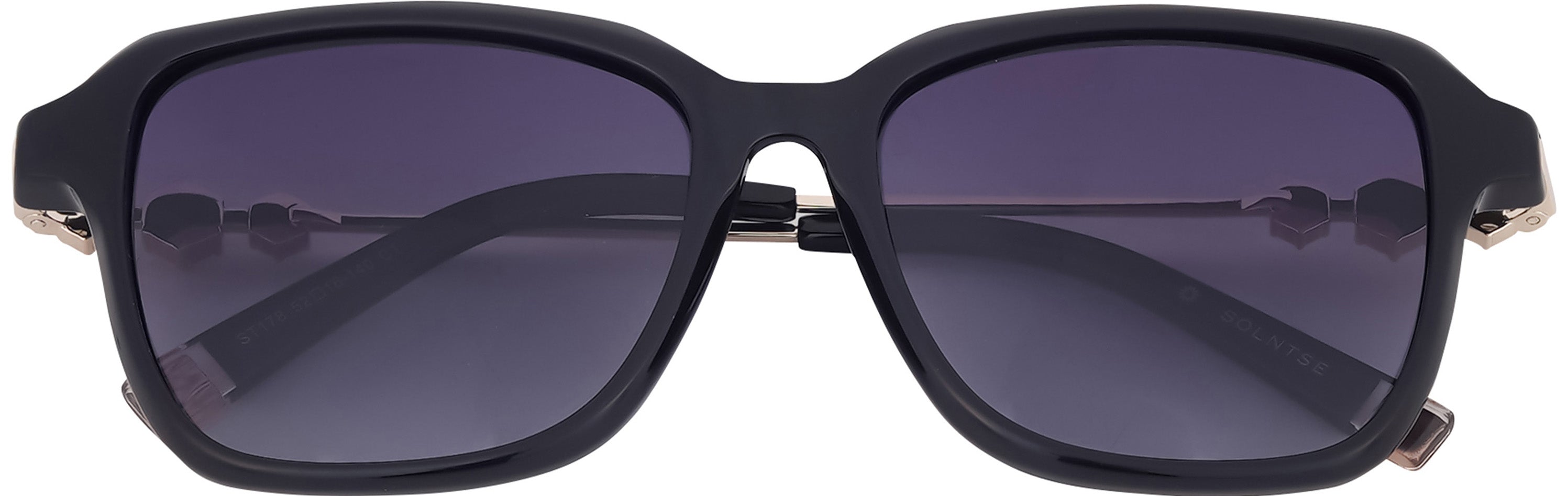 ST178-C1-Handmade Acetate-Obsidian Black