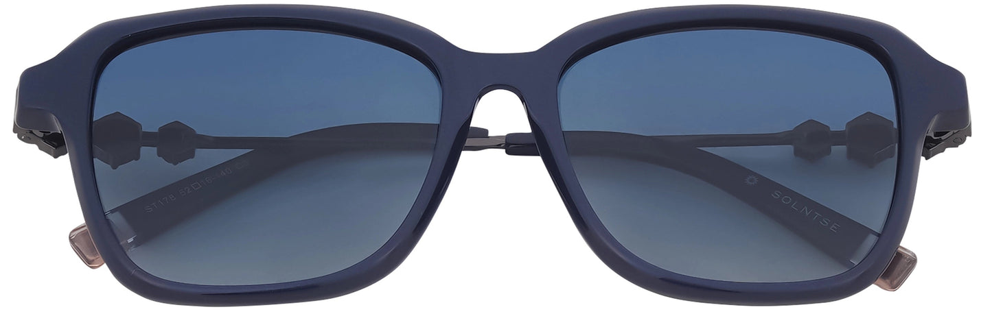 ST178 - C3 - Handmade Bio Acetate - Glacier Blue - glassesbyahana.com