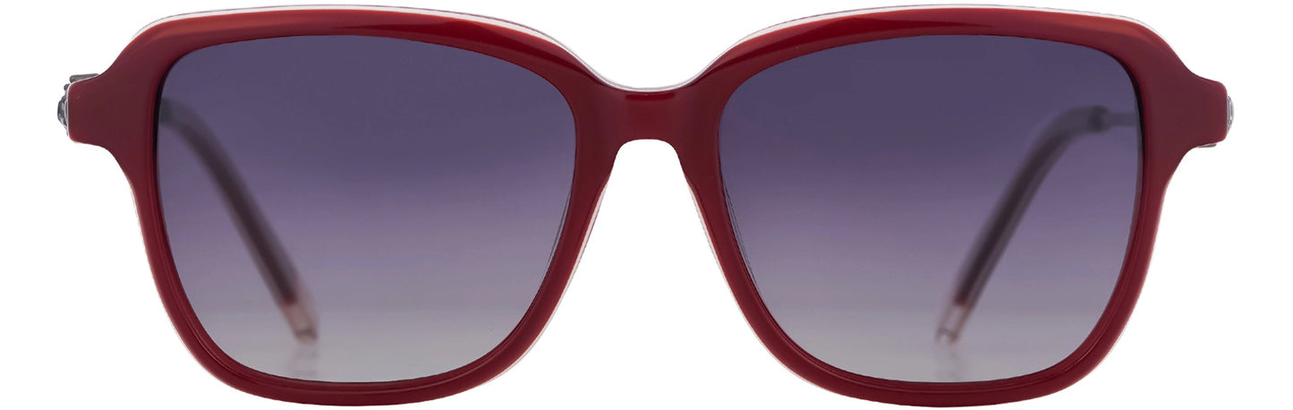 ST178 - C4 - Handmade Bio Acetate - Burgundy Red - glassesbyahana.com