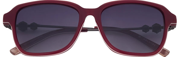 ST178 - C4 - Handmade Bio Acetate - Burgundy Red - glassesbyahana.com