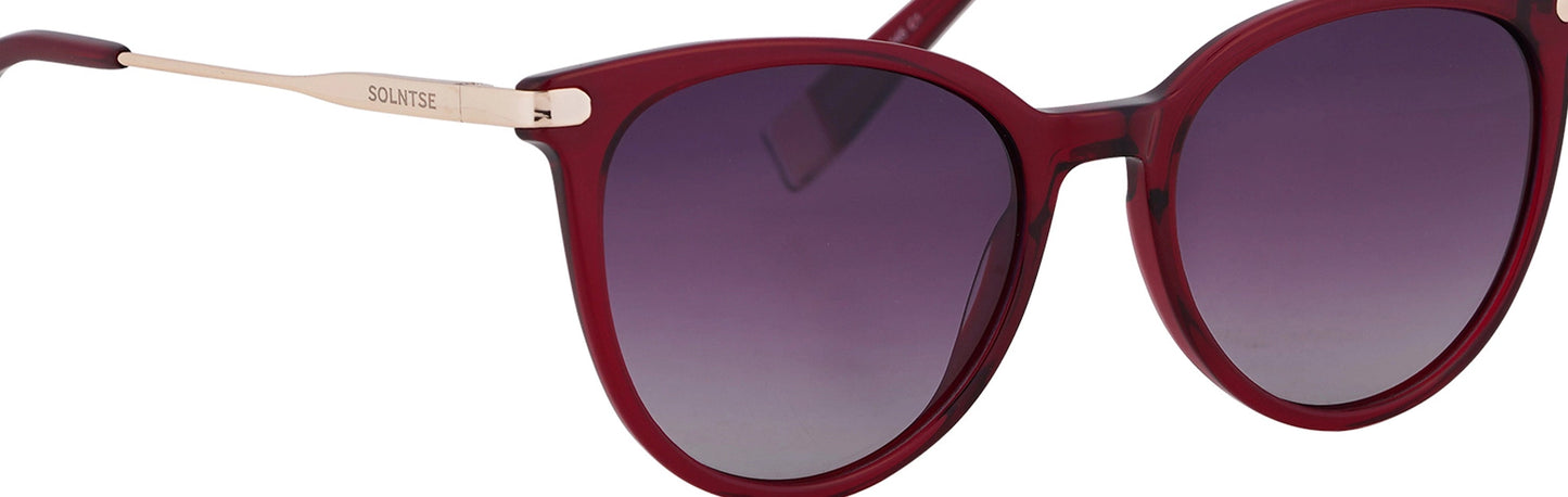 ST179 - C1 - Handmade Bio Acetate - Ruby Red - glassesbyahana.com