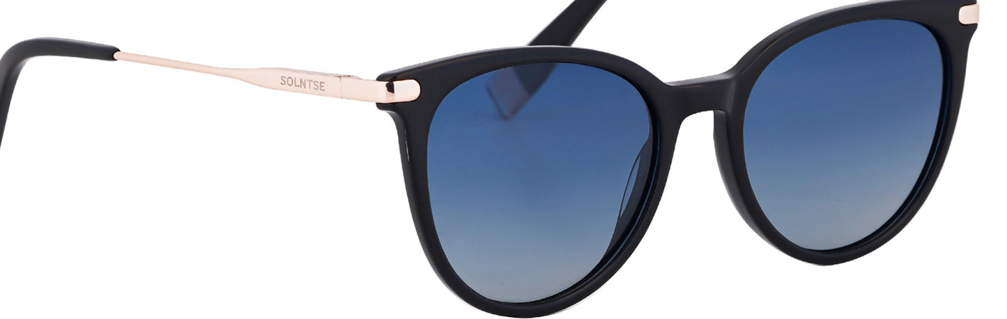 ST179 - C2 - Handmade Bio Acetate - Charcoal Black - glassesbyahana.com
