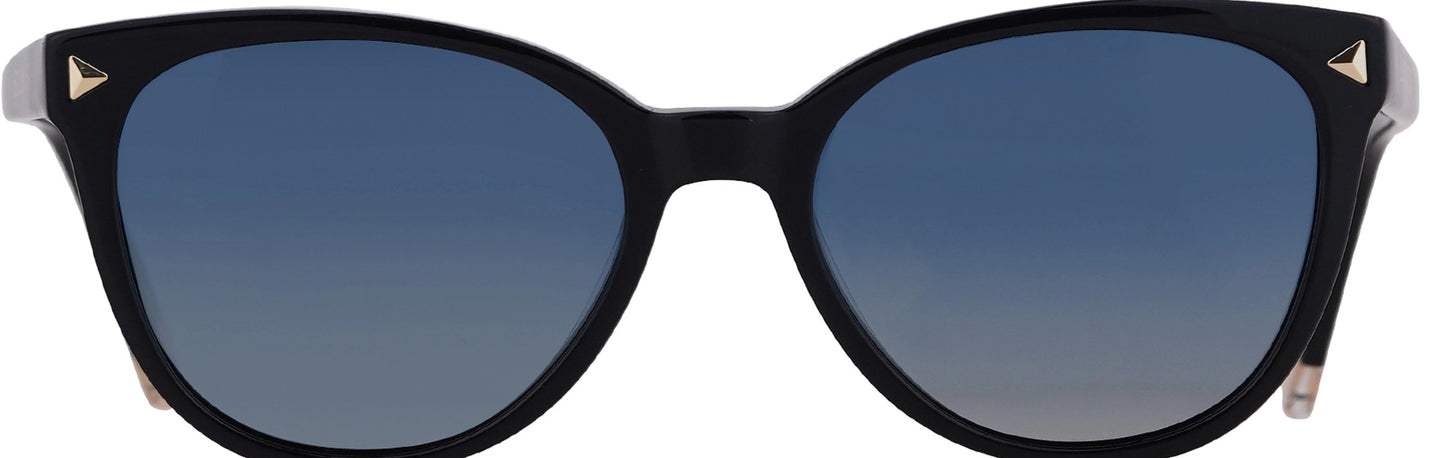 ST180 - C3 - Handmade Bio Acetate - Ebony Black - glassesbyahana.com