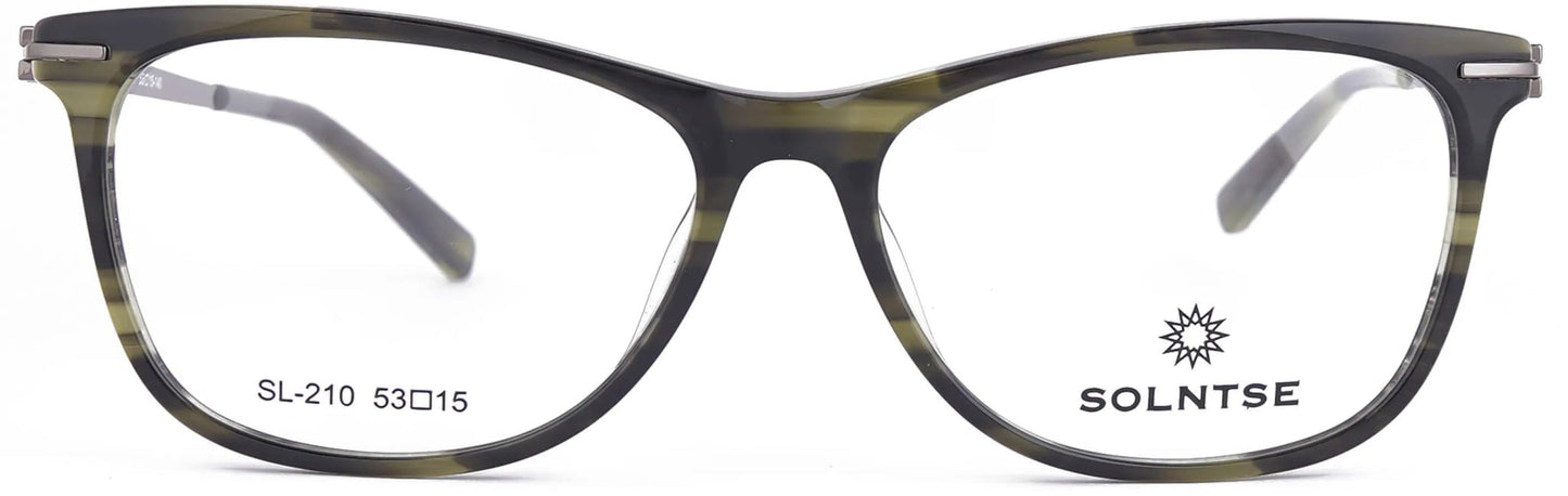 ST210 - C1 - Handmade Bio Acetate - Forest Green - glassesbyahana.com