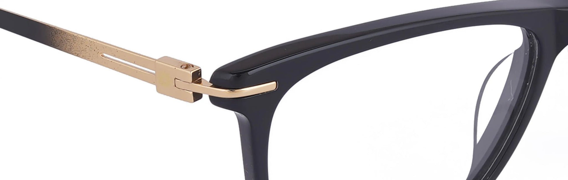 ST210 - C2 - Handmade Bio Acetate - Midnight Black - glassesbyahana.com