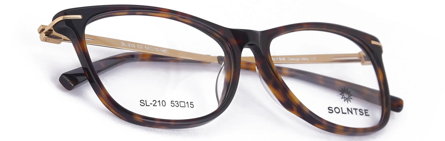 ST210 - C3 - Handmade Bio Acetate - Havana Brown - glassesbyahana.com