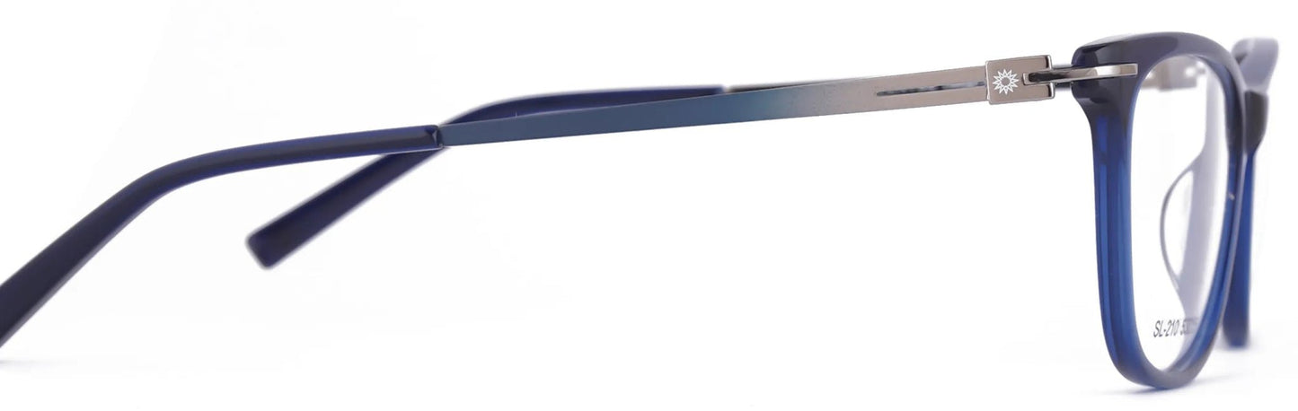 ST210 - C4 - Handmade Bio Acetate - Glacier Blue - glassesbyahana.com