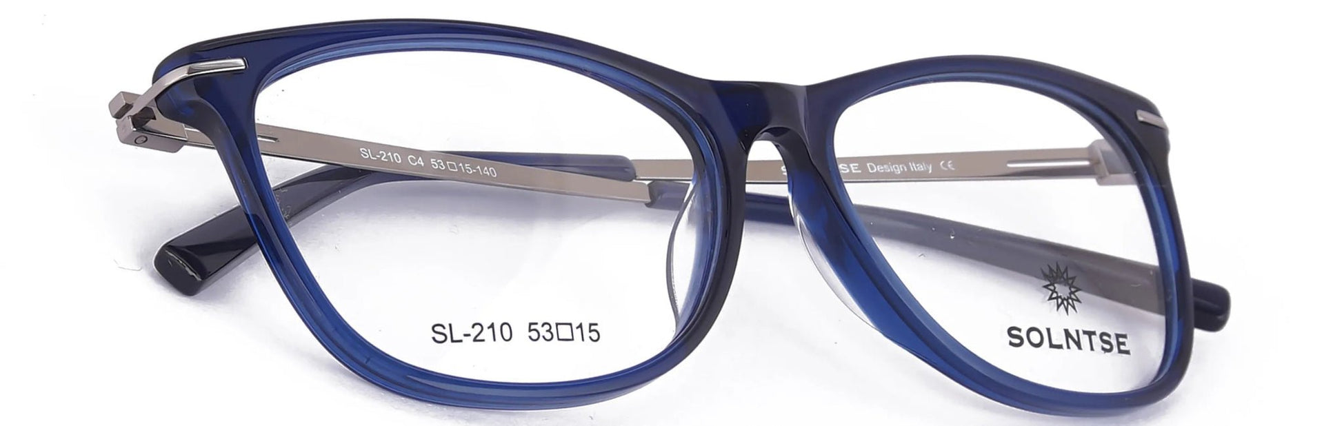 ST210 - C4 - Handmade Bio Acetate - Glacier Blue - glassesbyahana.com