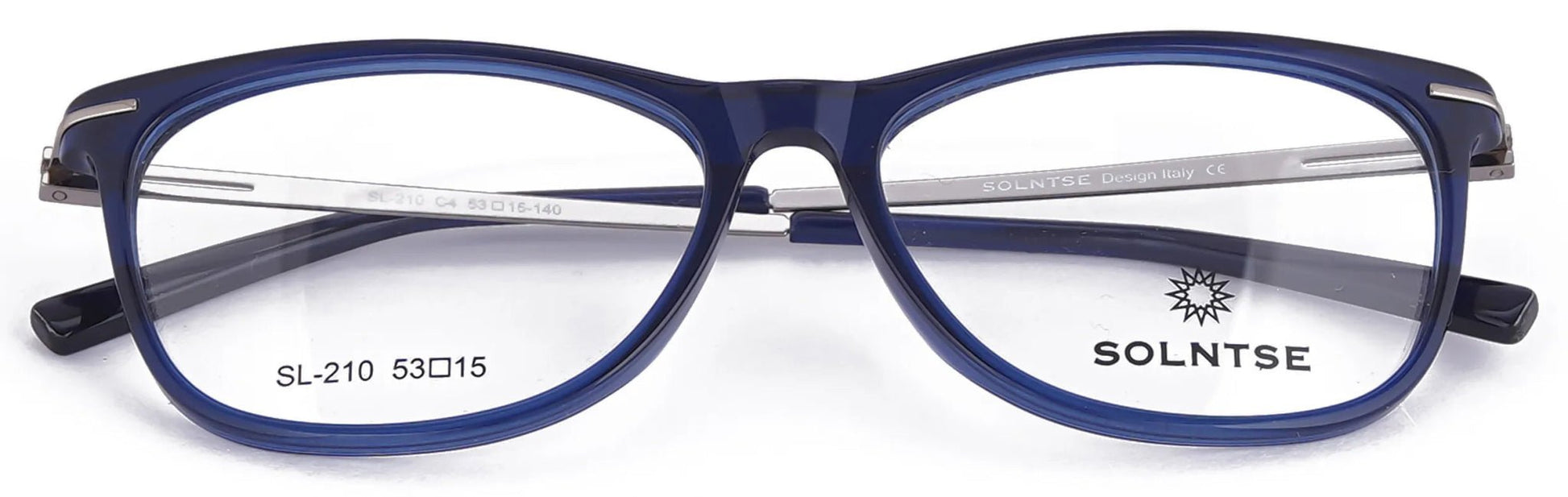 ST210 - C4 - Handmade Bio Acetate - Glacier Blue - glassesbyahana.com