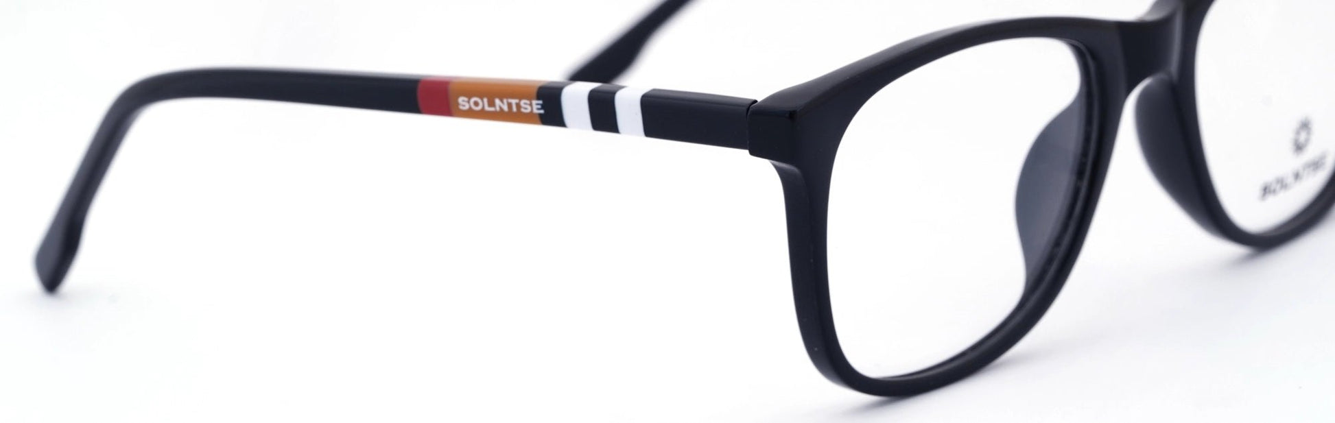 ST5369-C1-Handmade Mix Material-Sharp Black - glassesbyahana.com
