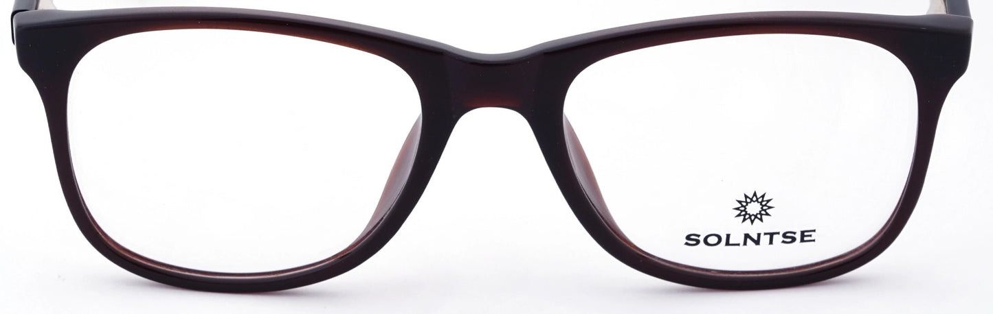 ST5369-C4-Handmade Mix Material-Warm Brown - glassesbyahana.com