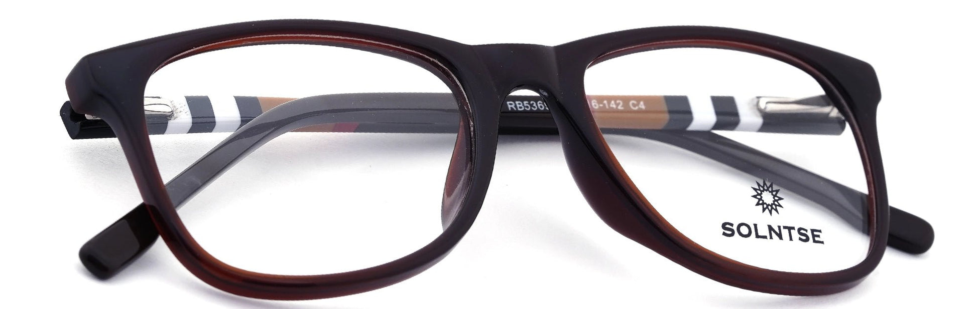 ST5369-C4-Handmade Mix Material-Warm Brown - glassesbyahana.com