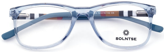 ST5369-C5-Handmade Mix Material-Fresh Blue - glassesbyahana.com