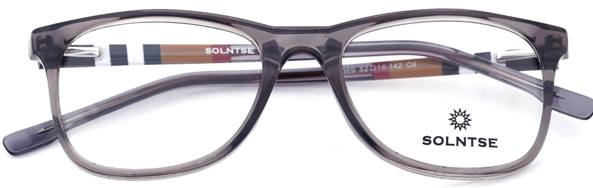 ST5369-C6-Handmade Mix Material-Clean Grey - glassesbyahana.com