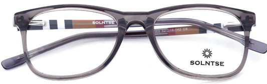 ST5369-C6-Handmade Mix Material-Clean Grey - glassesbyahana.com