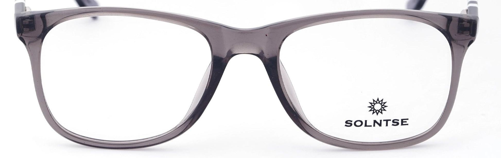 ST5369-C6-Handmade Mix Material-Clean Grey - glassesbyahana.com
