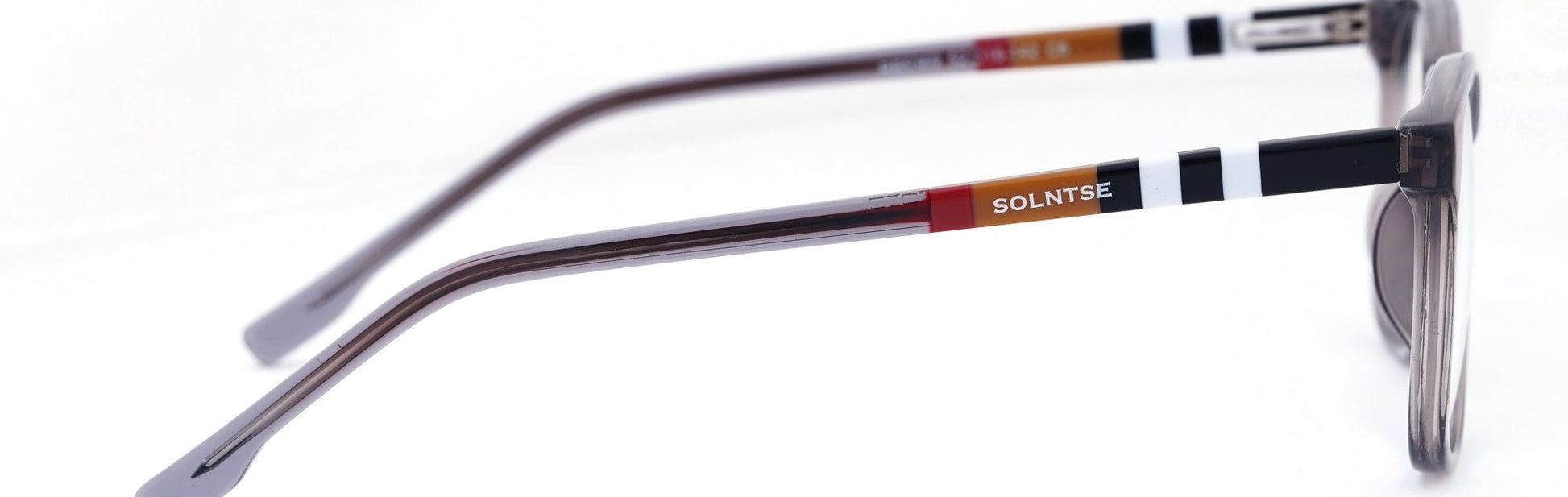 ST5369-C6-Handmade Mix Material-Clean Grey - glassesbyahana.com