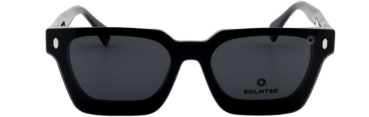 ST5959-C1-Handmade Bio Acetate-Midnight Black - glassesbyahana.com