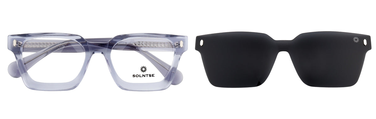 ST5959-C4-Handmade Bio Acetate-Smokey Grey - glassesbyahana.com