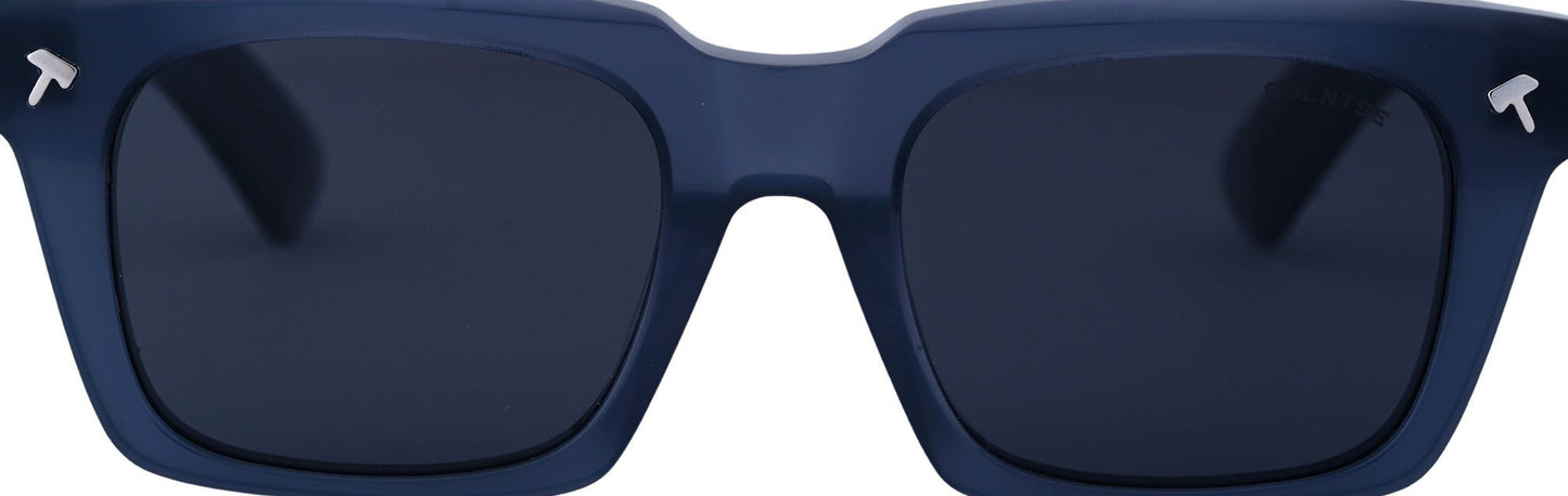 ST8556-C5-Handmade Bio Acetate-Blue Carbon - glassesbyahana.com