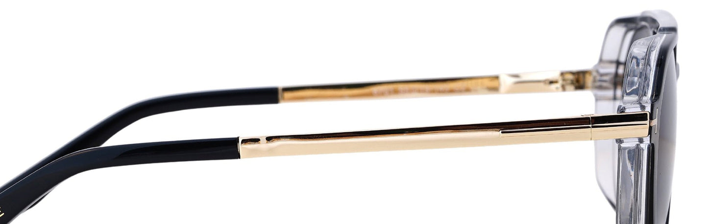 ST8701-C2-Handmade Bio Acetate-Eclipse Crystal Black - glassesbyahana.com