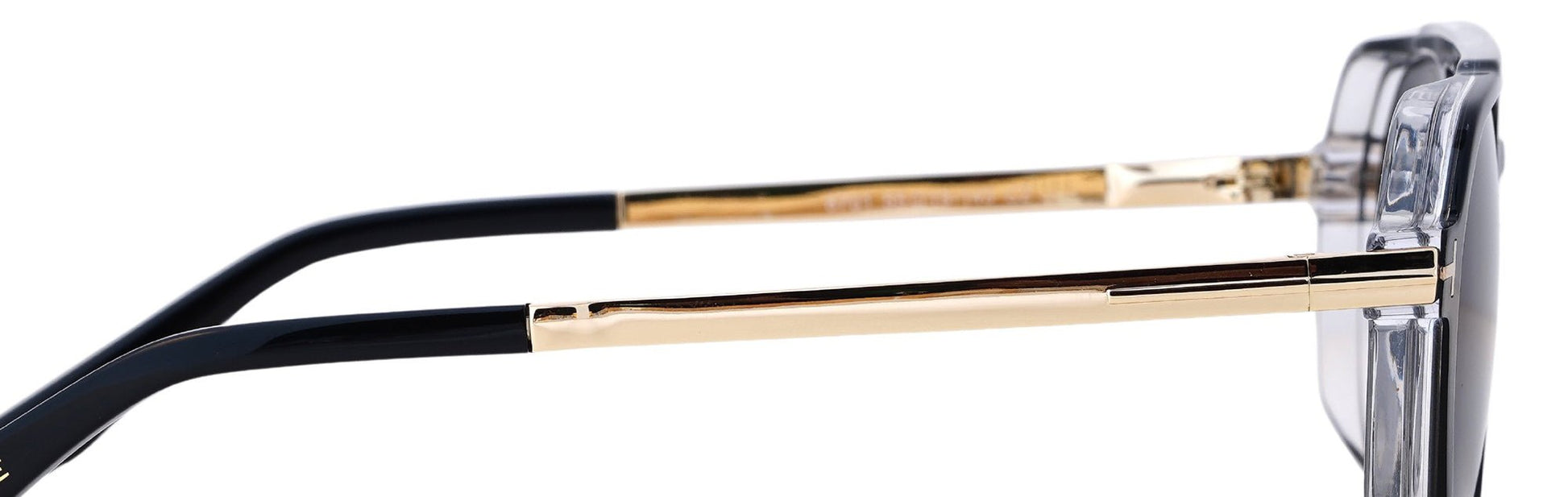 ST8701-C2-Handmade Bio Acetate-Eclipse Crystal Black - glassesbyahana.com