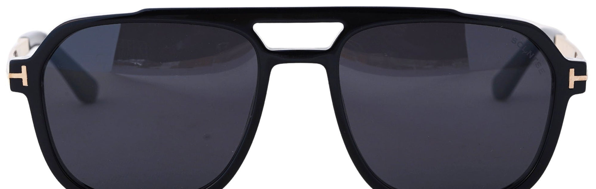 ST8701-C2-Handmade Bio Acetate-Eclipse Crystal Black - glassesbyahana.com