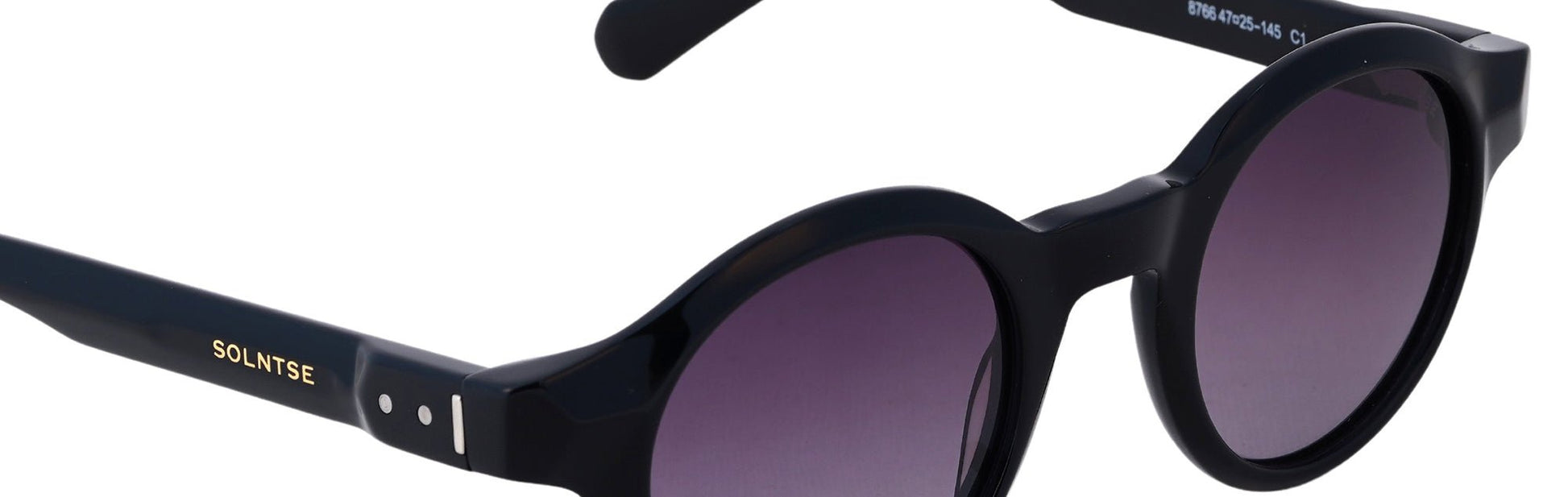 ST8766-C1-Handmade Bio Acetate-Jet Black - glassesbyahana.com