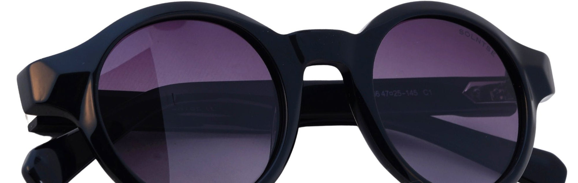 ST8766-C1-Handmade Bio Acetate-Jet Black - glassesbyahana.com