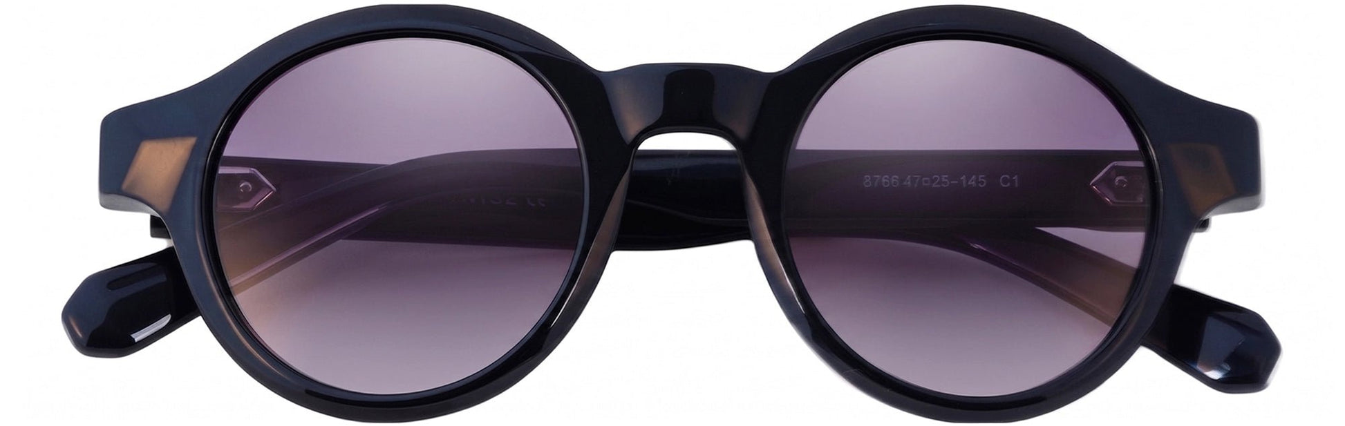 ST8766-C1-Handmade Bio Acetate-Jet Black - glassesbyahana.com