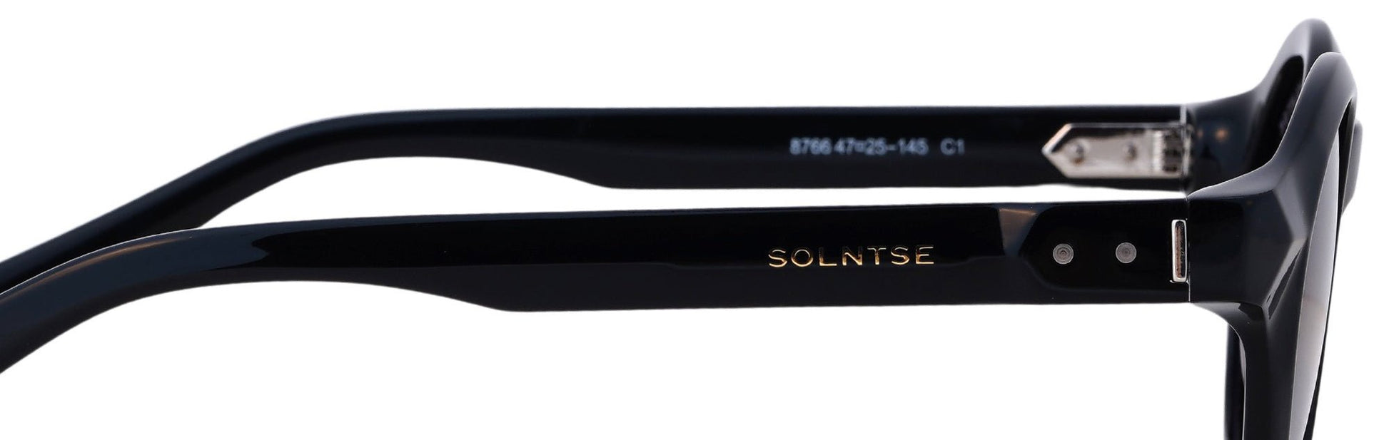 ST8766-C1-Handmade Bio Acetate-Jet Black - glassesbyahana.com