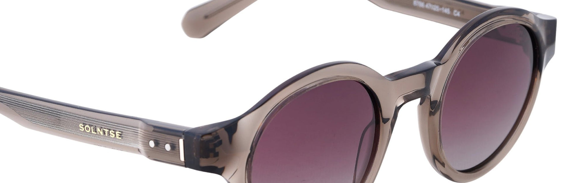 ST8766-C4-Handmade Bio Acetate-Crystal Taupe - glassesbyahana.com
