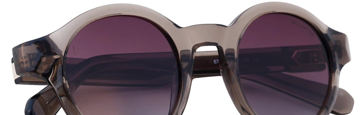 ST8766-C4-Handmade Bio Acetate-Crystal Taupe - glassesbyahana.com