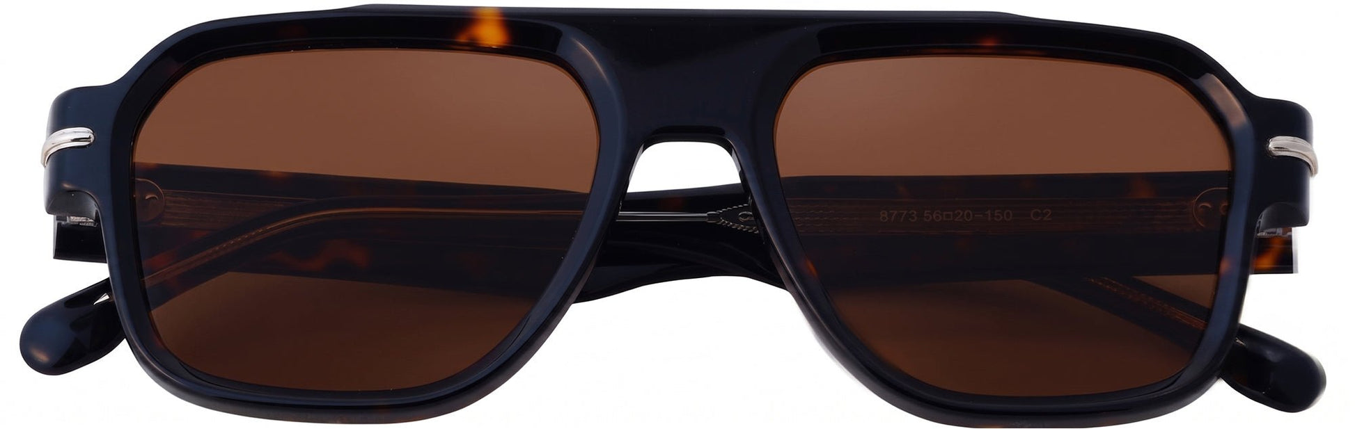 ST8773-C2-Handmade Bio Acetate-Midnight Havana - glassesbyahana.com