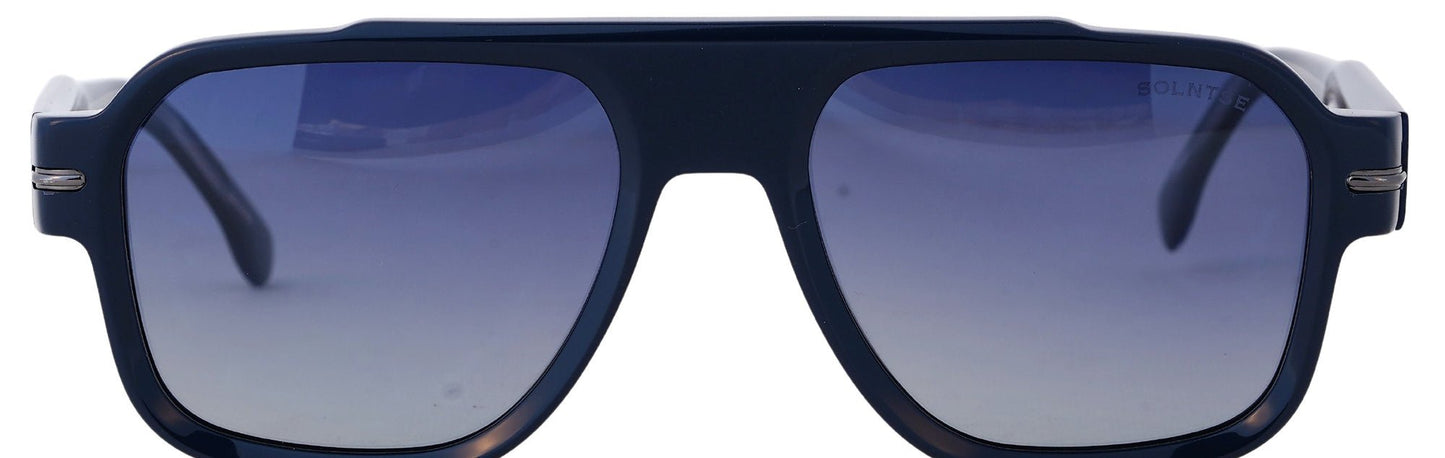 ST8773-C3-Handmade Bio Acetate-Midnight Navy - glassesbyahana.com