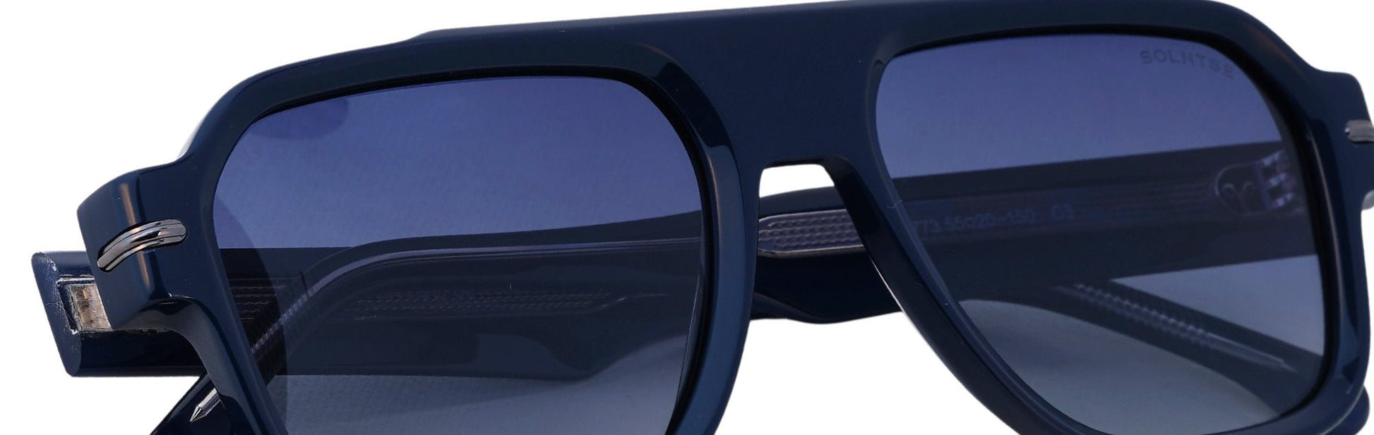 ST8773-C3-Handmade Bio Acetate-Midnight Navy - glassesbyahana.com