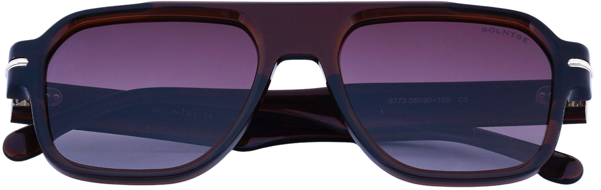 ST8773-C5-Handmade Bio Acetate-Bordeaux Shadow - glassesbyahana.com